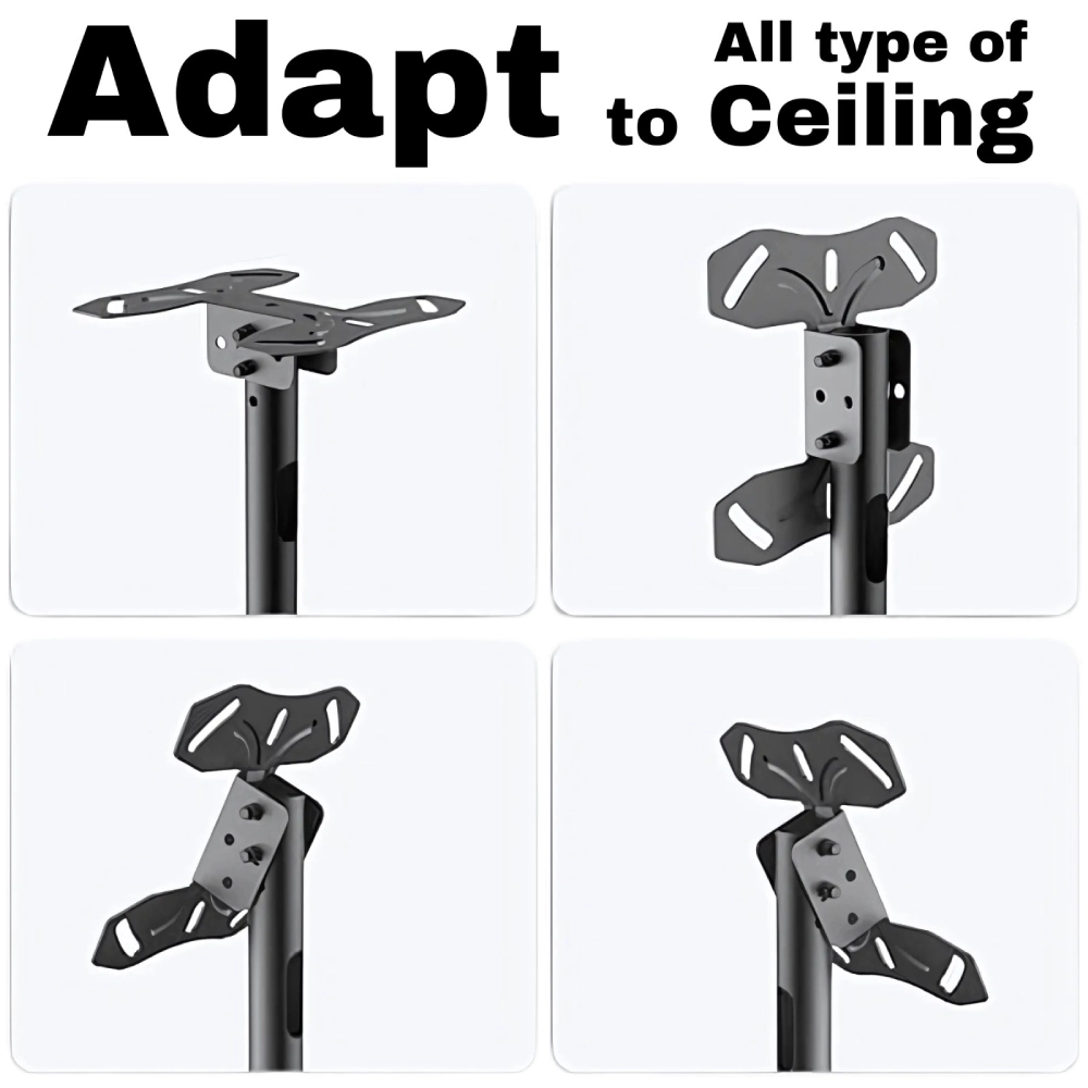 LED Ceiling Mount Stand 32″ to 80″ | Moveable and Adjustable view 5